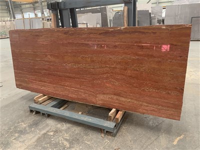 Vörös travertin csempe