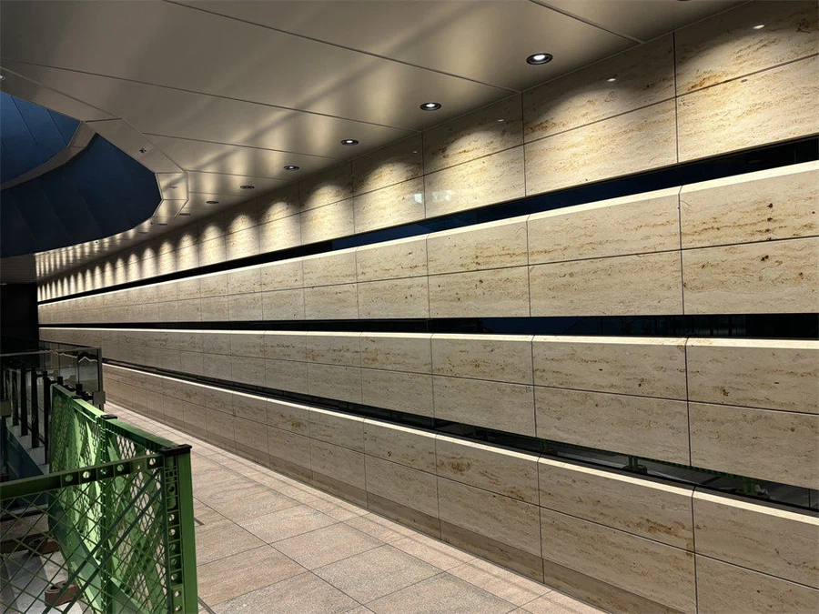 Jura beige limestone wall Jura beige limestone wall